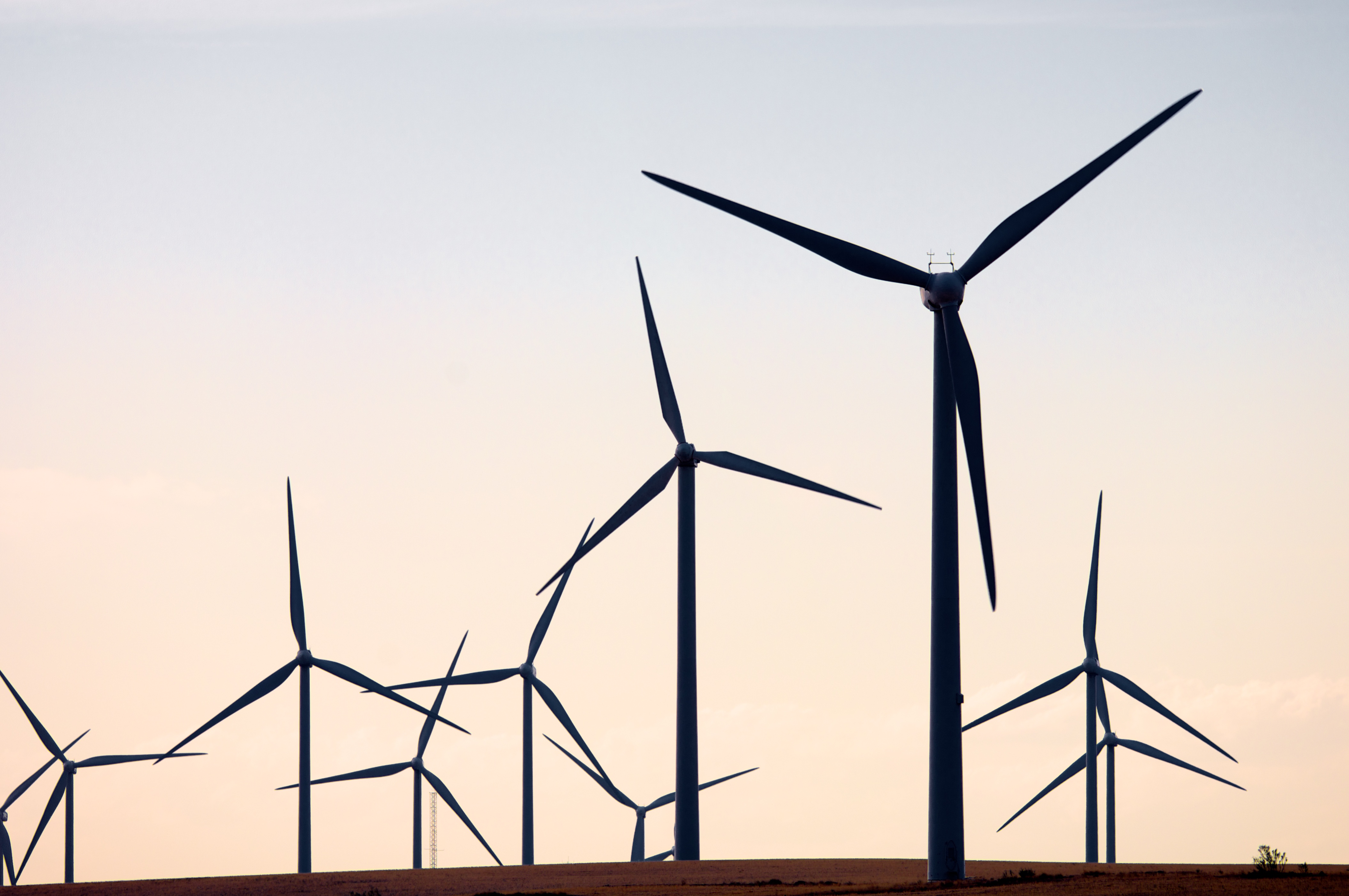 Wind Turbines stock photo from Colourbox