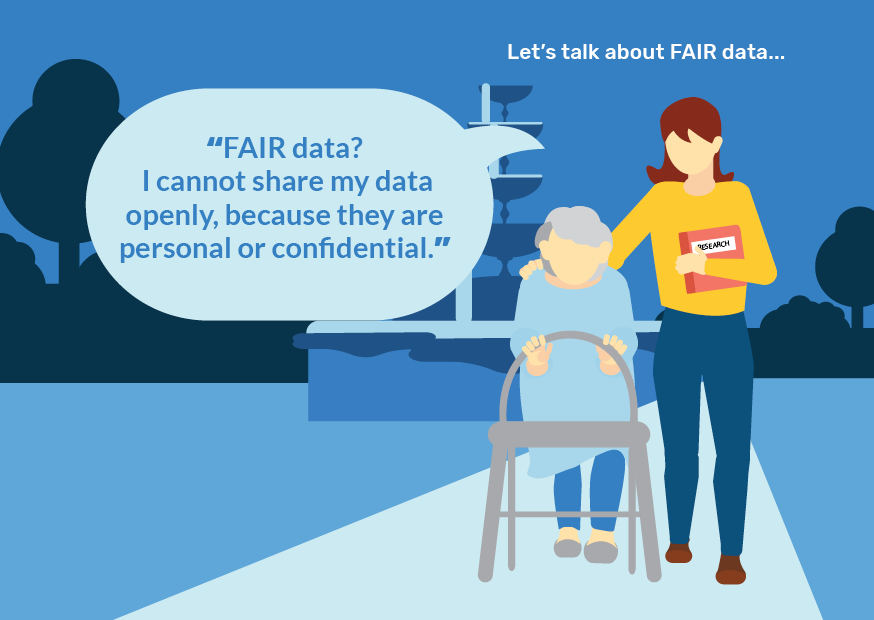 "FAIR data? I cannot share my data openly because they are personal or confidential"