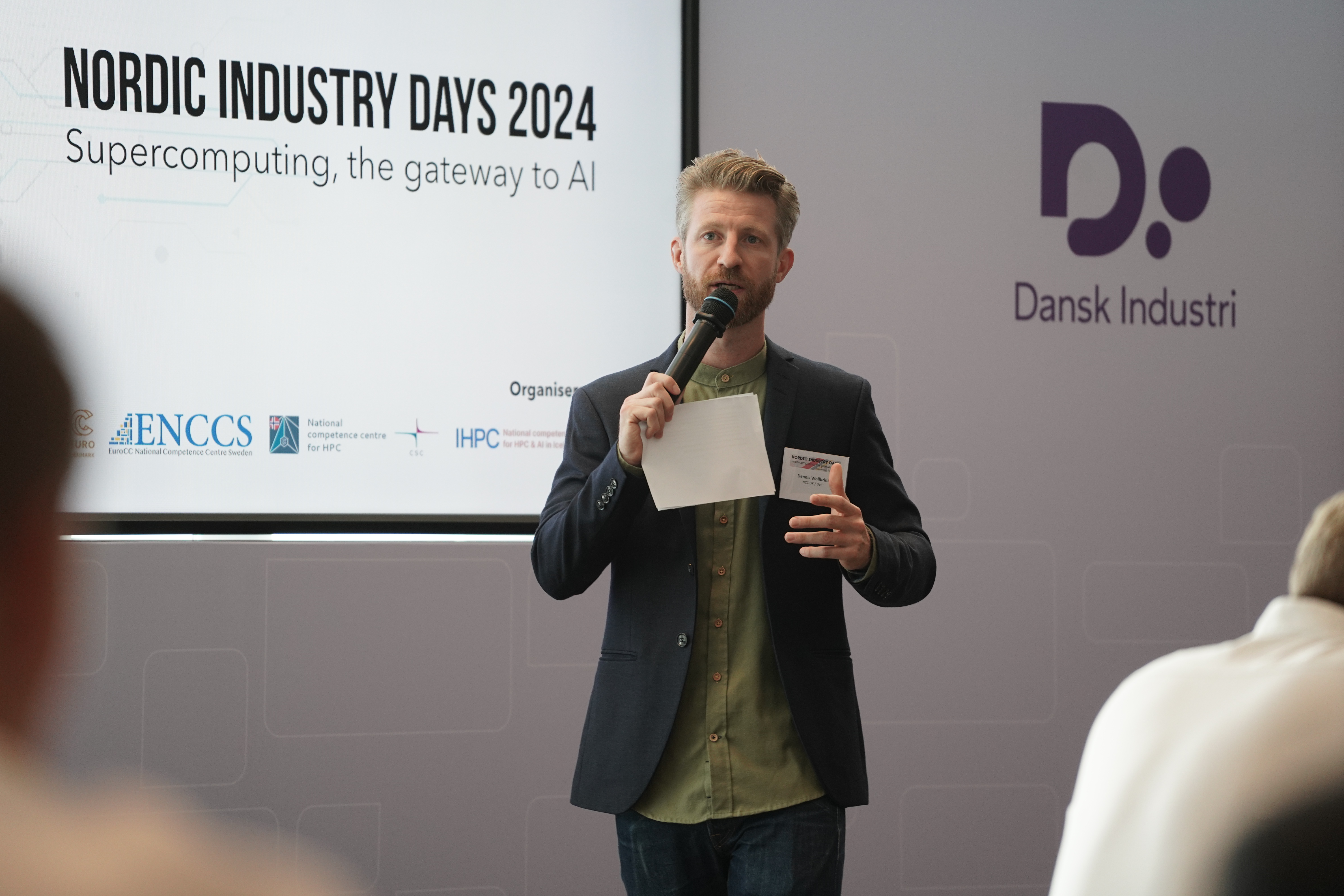 Foto af Dennis Wollbrink ved Nordic Industry Days