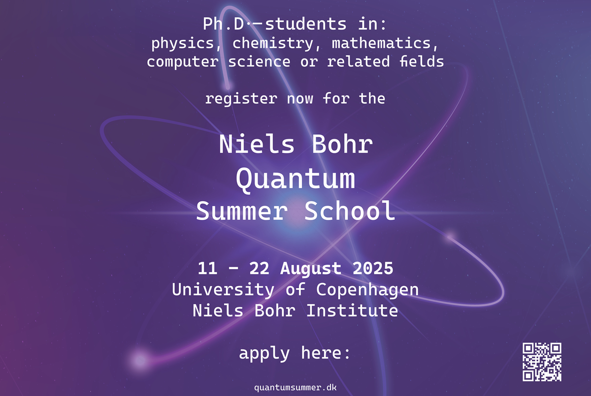 Niels Bohr Quantum Summer School